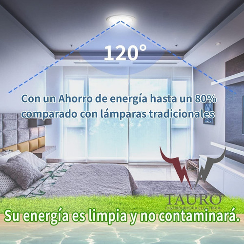 Imagen 6 de 8 de 6 Pack Empotrado Plafon Led 7w Spot Dirigible Luz Blanca