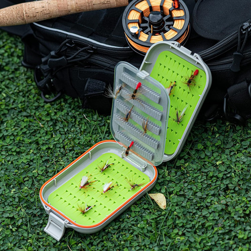 Caja De Pesca Con Mosca De Doble Cara Impermeable Para Apare