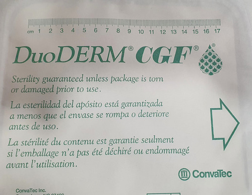 Duoderm Cgf Parche Hidrocoloide Grueso 20x20cm 1pz Beige