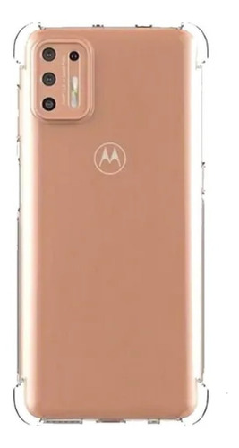 Funda Tpu Para Motorola G9 Plus Clear Antishock Reforzada 