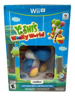 Yoshi's Woolly World + Light Blue Yarn Yoshi Amiibo - Wii U