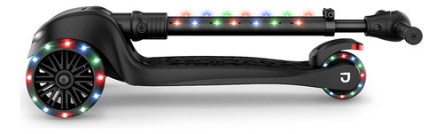 Jetson Jupiter Kick Scooter Para Niños, Con Iluminación L. Color Negro