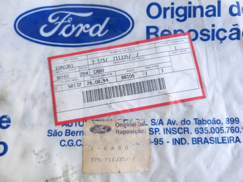 Cable Cebador Ford F-14000 92/95 Original