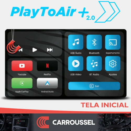 Carplay Androidauto Espelhamento Sem Fio Via Wifi Fiat