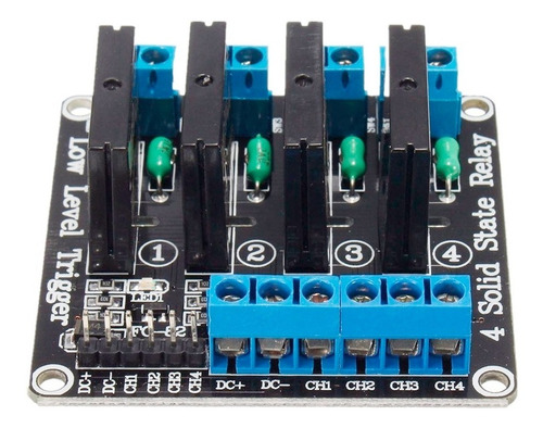 Modulo Relevadores Relay Rele De Estado Solido 4 Canales 5v