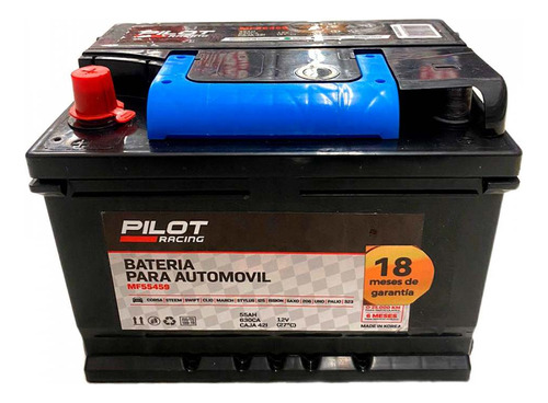 Bateria Pilot Racing Mf55459 55ah 680ca Caja 42i