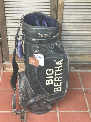 Bolsa De Couro Callaway _ Para Golfe / Golf _ Antiga