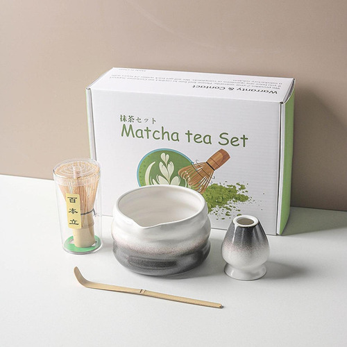 Matcha Watch And Bowl Idea De Regalo Única Gradiente Negro