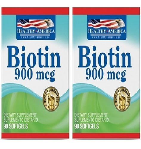 2  Biotina 900mcg 90 Softgels - Unidad a $989
