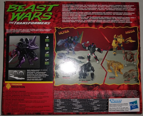 Lote Transformers Beast Wars Megatron Optimus Primal Cheetor (Usado)