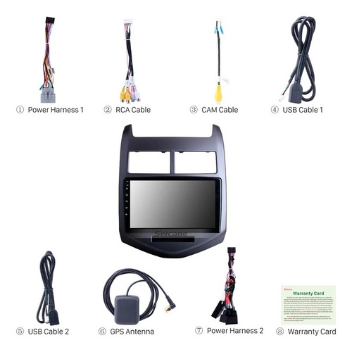 Auto Estereo D Pantalla Android Chevrolet Sonic Wifi Gps Bt