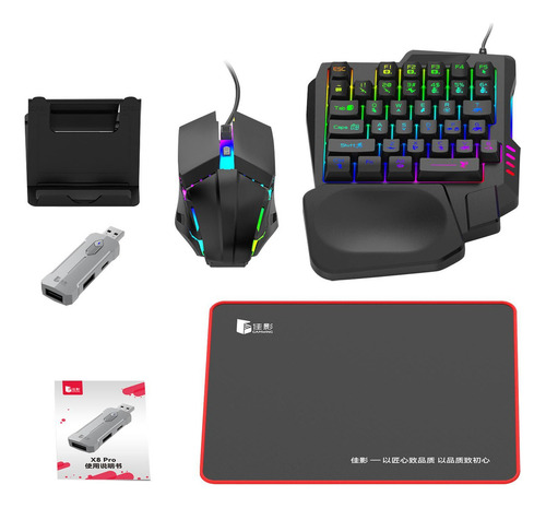 Teclado Y Ratón Para Juegos De Teléfono Teclado Con Reposamu