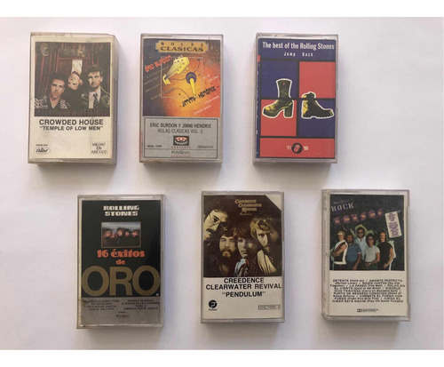Lote Cassettes Rock (creedence, Rolling Stones, Kansas, Etc)