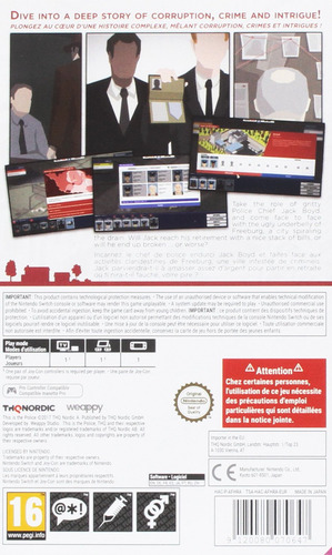 This Is The Police Nintendo Switch
