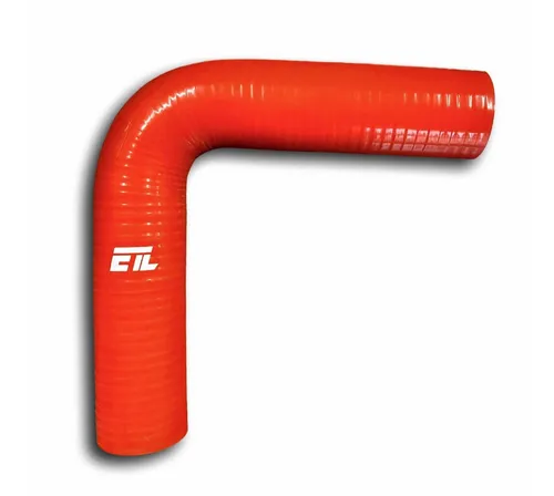 90 Grado Silicona Codo Rojo