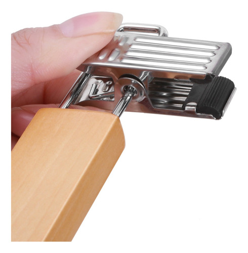 Set De 12 Perchas Songmics De Madera Para Pantalones Girato