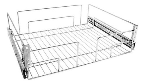 Gaveta Maxi Multi-trilhos Cromada 8373 (módulo 600 Mm)