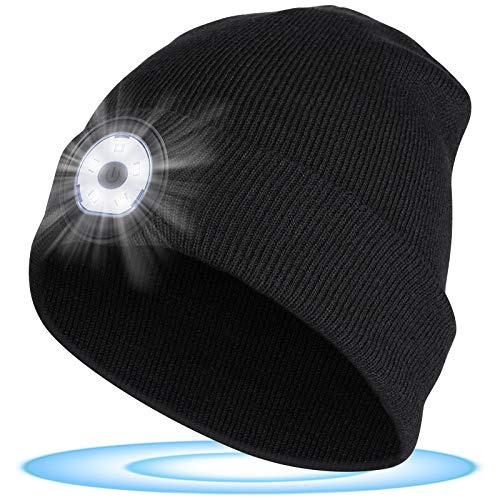 Sombrero Gorra Pesca Gorro Con Luz Led, Regalo Para Hombres,