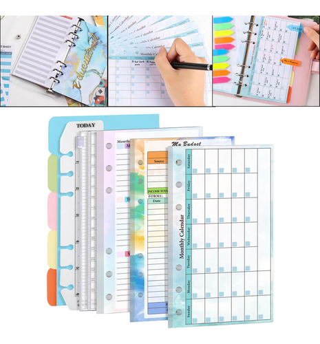Papel De Recambio A6, Inserto De Planificador De Escribe Un