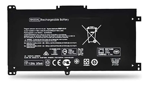 Bateria Compatible Hp Envy X360 Bk03xl 14-ba T-ba Lb7s Ub7g Negro