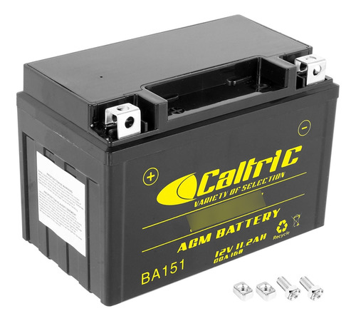 Caltric Para Agm Battery Honda Shadow Spirit Abs