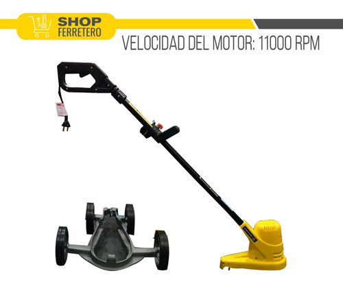 Imagen 7 de 10 de Bordeadora Profesional Cesped Shopfer Shop902 900w + Regalos