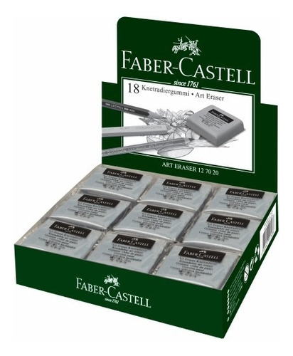 Goma Miga De Pan Moldeable Faber Castell 7020 X18 Unidades