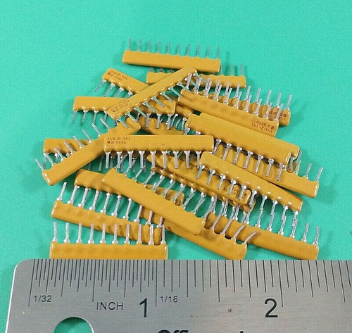 (lot Of 25)  Bourns 4610x-102-151 Resistor Network Sip 1 Eeo