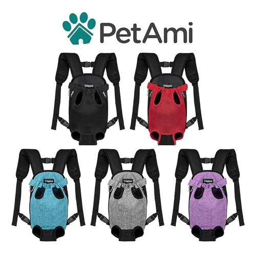 Petami Mochila Transportadora Para Perros Gris
