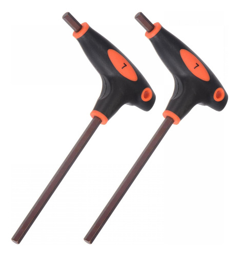 Unifizz De 7 Mm Metr T-handle Hex Key Dual Flat Flat Hexagon