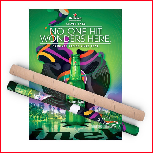 Poster Publicitario Cerveza Heineken Open World 13 - 40x60cm