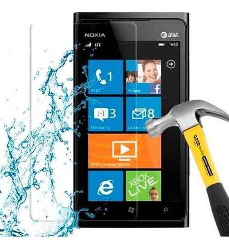 Lamina Protector De Pantalla Anti-shock Anti-golpe Lumia 900