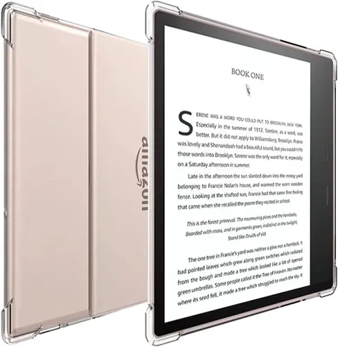 Capa Para Kindle Oasis 7, Capa Traseira De Tpu Transparente