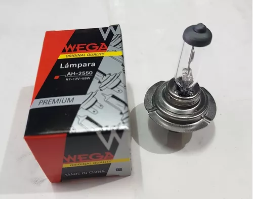 Pack 5 Lamparas H7 12v 55w Premium Wega Original