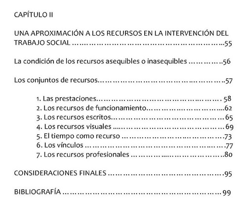 Imagen 4 de 8 de Los Recursos En La Intervención Prof. Del Trabajo Social