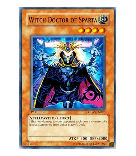 Witch Doctor Of Sparta (glas-en026) Yu-gi-oh!