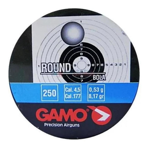 Chumbinho Gamo Round 4.5mm 250un.