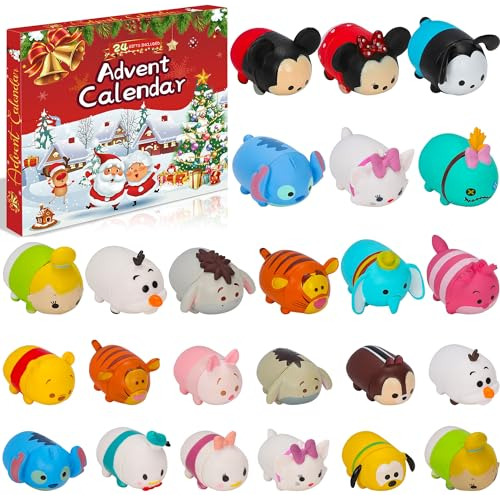 Calendario De Adviento 2023 Navidad, Set De Mini Figuri...