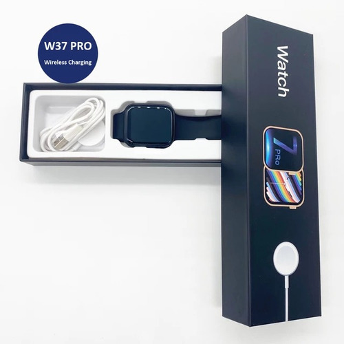 Imagen 2 de 10 de Reloj Inteligente Smart Watch W37 Pro Serie 7 + 1 Correa