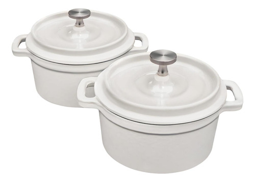 Flavehc Mini Cocotte De 24 Oz Mini Horno Holandés 0.75 Qt. T