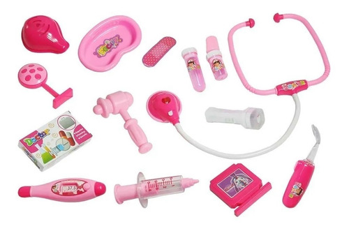 Imagem 2 de 5 de Kit Médico Maleta Crianças Educativo Doutor Brinquedo C/ Som