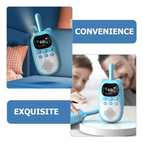 Interfonos Portátiles De Dibujos Animados Con Walkie Talkies