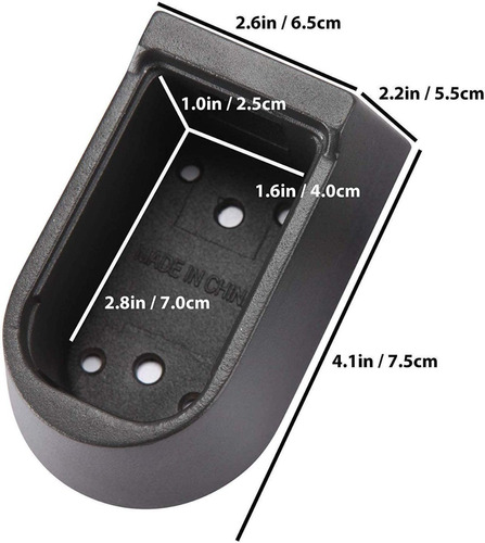caja fuerte para llaves al aire libre con botón de goma Loboo Idea caja de seguridad para exteriores con botón de bloqueo de combinación de botón pulsador con colgado, negro 