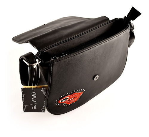 Imagen 3 de 6 de Cartera Bandolera Eco Cuero Trendy Solapa
