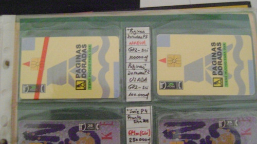 Tarjeta De Telefonica De Argentina Paginas Doradas Nva Gp1 (Usado)