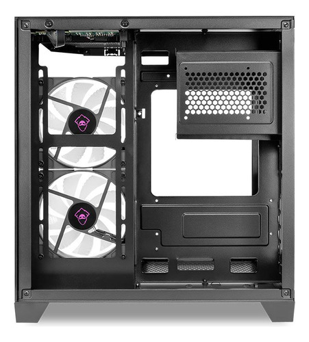 Gabinete Gamer Mancer Cv700b Minitower Lateral/vidro C/2fans