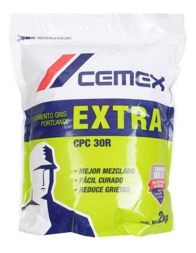 Cemento Porland Compuesto Gris Cemex Fisuras Grietas 2kg 