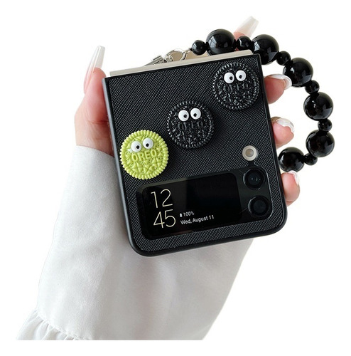 Para Funda Perro Globo Negro Para Oppo Find N3/n2 Flip /