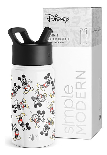 Simple Modern Disney Mickey Mouse Kids Botella De Agua Con T