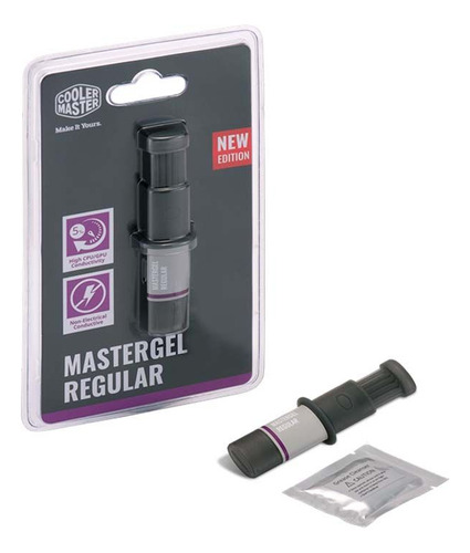 Pasta Térmica Cooler Master Mastergel Regular, 1.5ml, Cinza